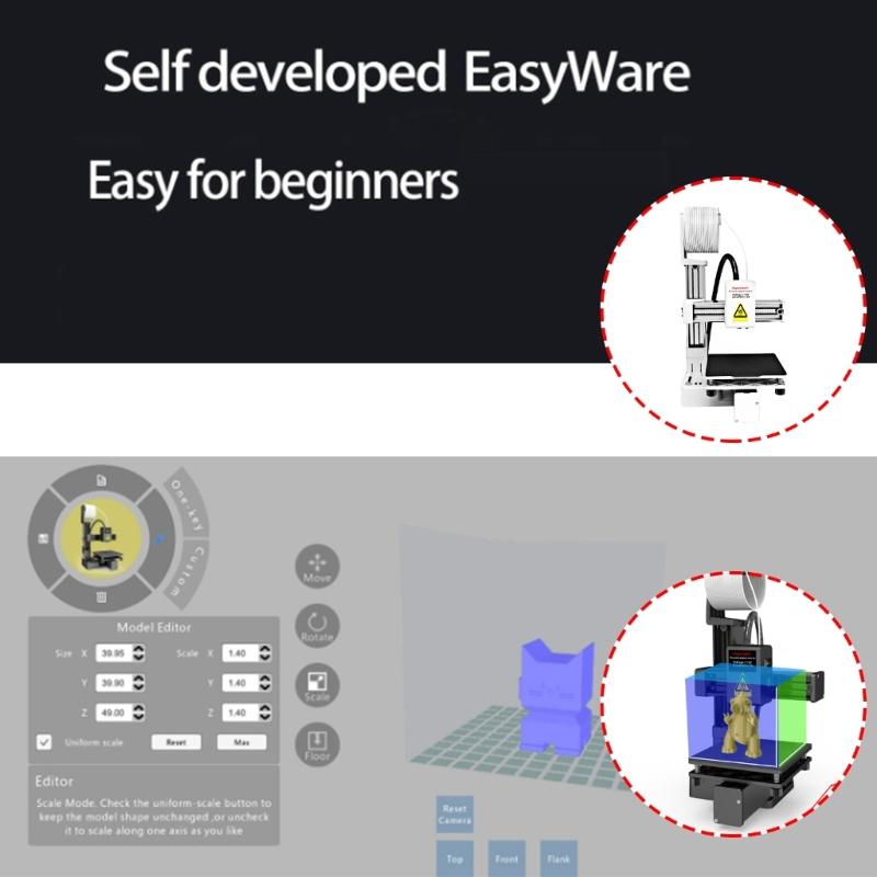 K10 3D-принтер начального уровня 12 В, подходит для DIY-проектов и электронной коммерции, игрушка, забавная машина для 3D-печати