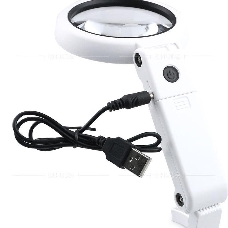 Miflame LED Desk Magnifier with Dual Lens
