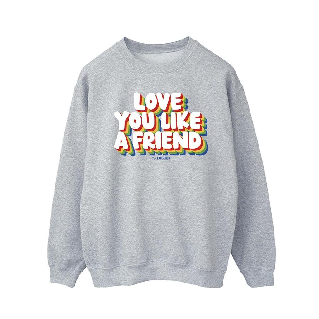 Netflix Mens Sex Education Love Like A Friend Sweatshirt