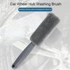 Мягкая щетка для шин, подвесная длинная ручка, дизайн из микрофибры, щетка для мытья колес, щетка для мытья шин