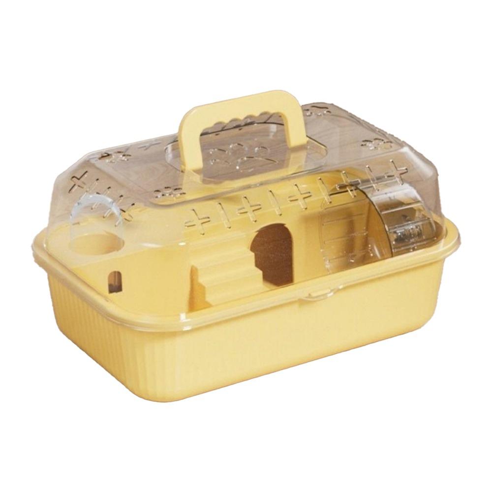 Прозрачный домик-среда обитания для хомяка, открывающийся верх, клетки для мелких животных для гербилов, ежа