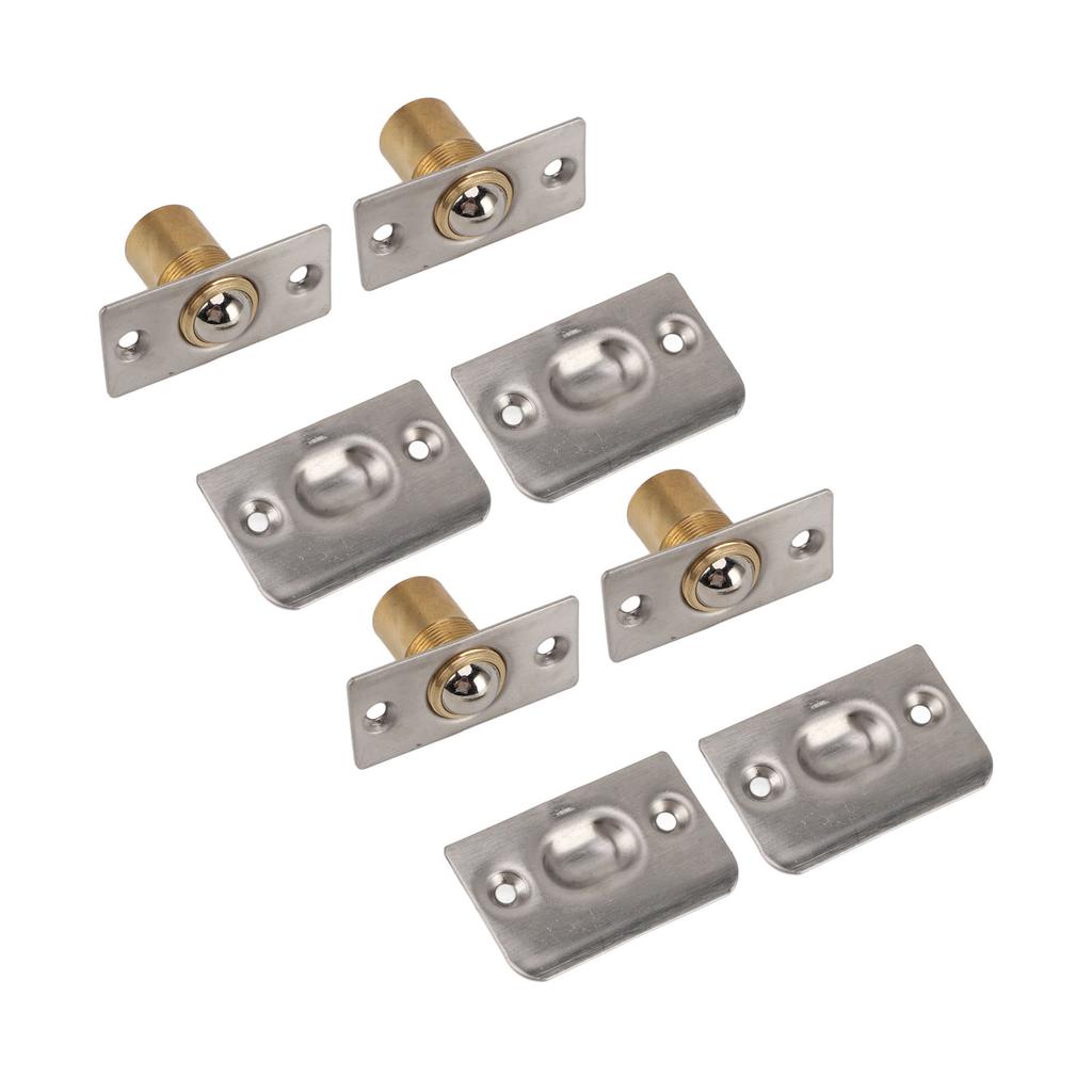 4 шт. Дверной шариковый фиксатор из цельной латуни, регулируемый пружинный шариковый замок для шкафа, кладовой