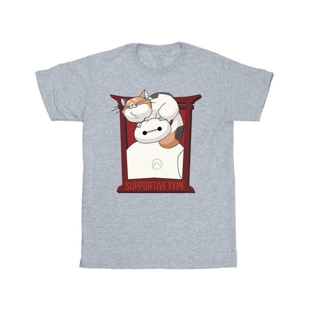 Disney Mens Big Hero 6 Baymax Frame Support T-Shirt