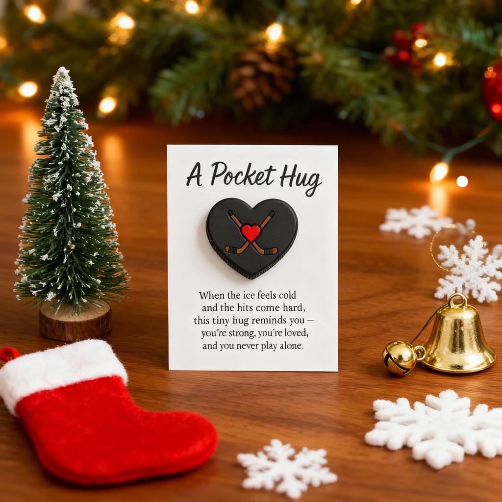 Heart-shaped Baseball Themed Pocket Hug Gift Suitable For Friends