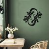 Gecko Iron Crafts Стильный декор для интерьера и улицы, идеально подходит для гостиной, спальни, прихожей и украшения стен на улице