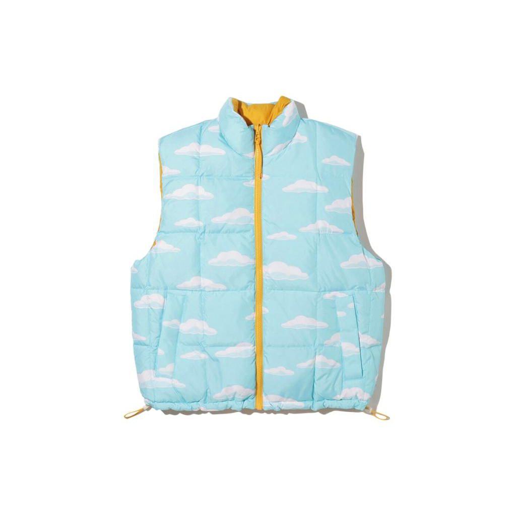 Levis X The Simpsons Reversible Color Block Down Vest Men Vests Blue A2053-0000