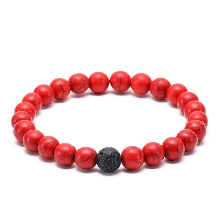 JYL TS Bracelet Couple's Natural Beaded Promotes Affection & Mutual Luck