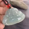 Burma A-Grade Natural Jade Leaf Pi Xiu Pendant