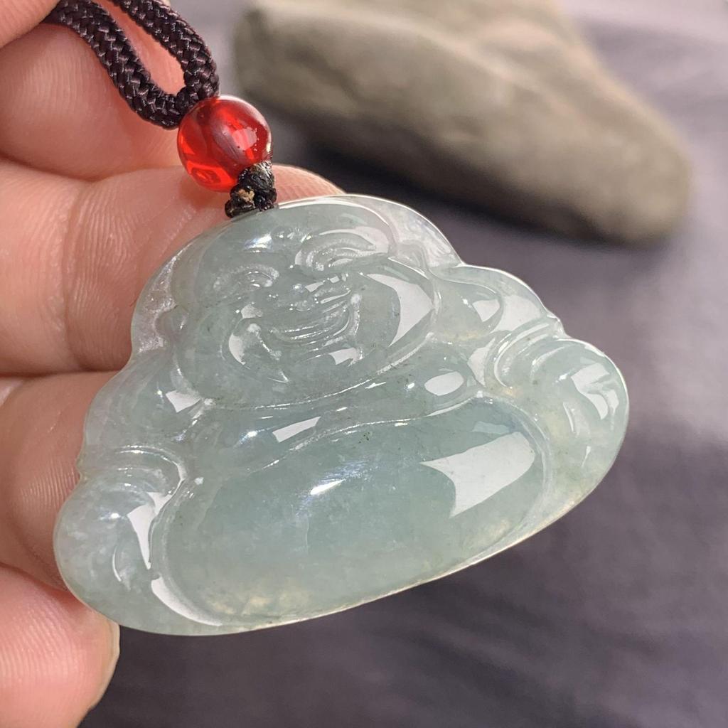 Burma A-Grade Natural Jade Leaf Pi Xiu Pendant