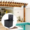 Metal Pergola Bracket Wall Mounted Pergola Accessories Fashionable Metal Bracket  Outdoor