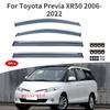 Для Toyota Previa XR30/XR40 XR50 2000-2005 2006-2024 Внешняя отделка Хром Дефлекторы Козырьки Защита от дождя Дверные вентиляционные решетки Вентиляционный козырек