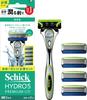 Schick Hydro 5 Premium Sensitive Skin Combo Pack 4 Replacement Shaving Razor (Holder (with Blade) + Blades)