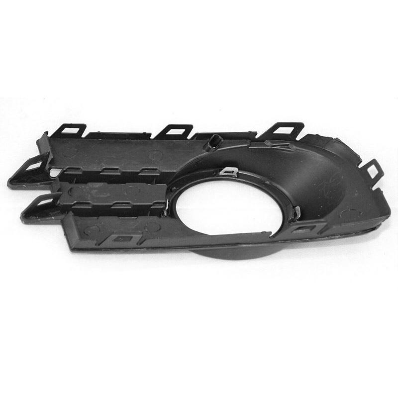 Fog Light Bezel Cover For Volkswagen Tiguan 2012-2018 Front Bumper Lamp Frame With Black/Chrome Ring Car Light Accessories