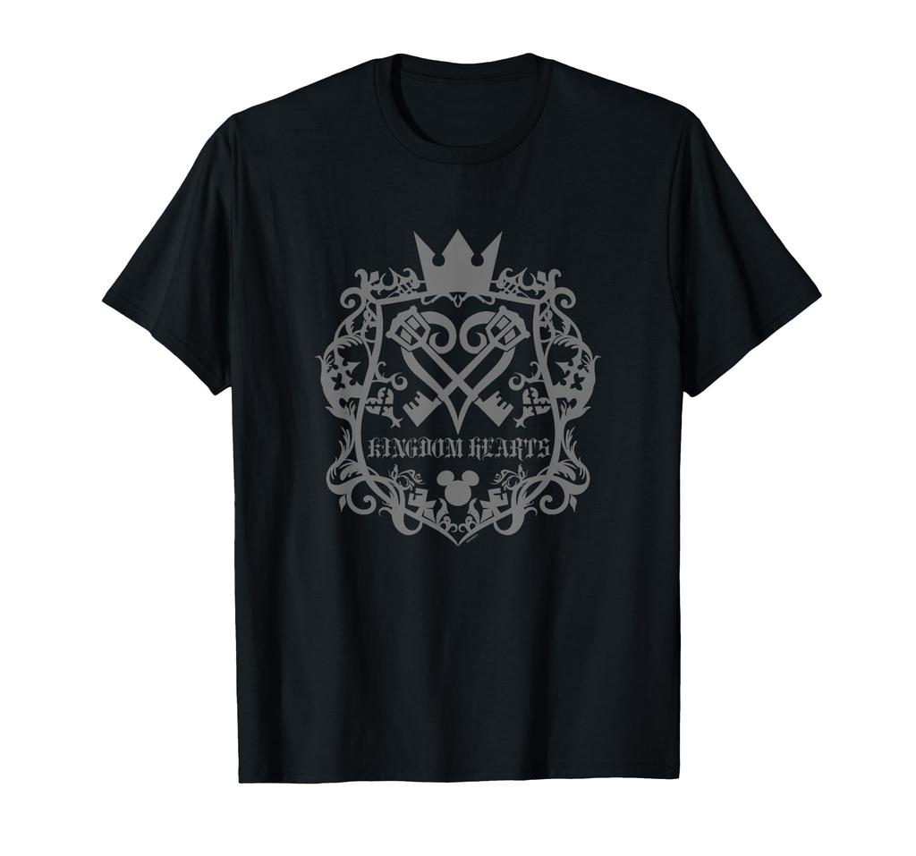 Kingdom Hearts Scroll Key Cross Heartless Design T-Shirt