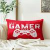 45x45см Чехол для подушки с принтом геймпада киберспортсмена, подставка для дивана, чехол для подушки сиденья автомобиля, украшение игровой комнаты, домашний чехол для подушки