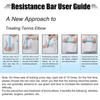 1 шт. Flex Therapy Bar Усилитель, Бар для физиотерапии теннисного локтя, Бар сопротивления для локтя гольфиста, Облегчение боли в предплечьях