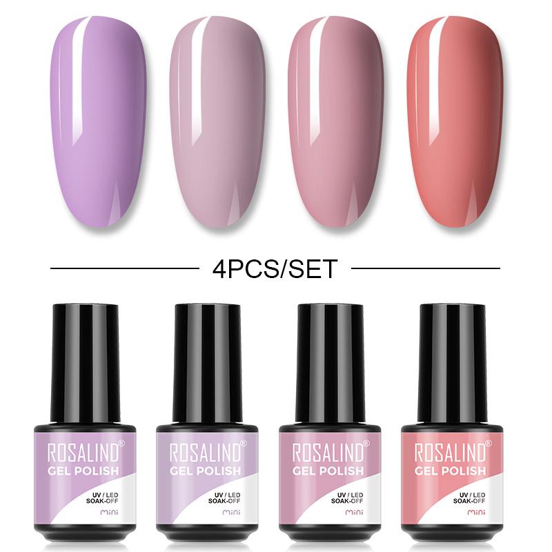 4 шт./10 шт./лот, гель-лак для ногтей, яркий блестящий УФ-гель, набор лаков для ногтей, полуперманентный гибридный лак для ногтей, художественный гель