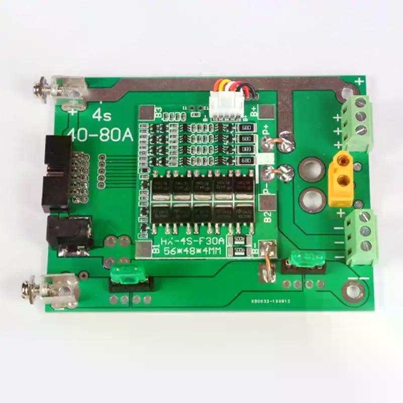 15В 4S 1P/2P/4P Проект Power Wall Аккумуляторный блок 18650 BMS Литий-ионный Литиевый Держатель аккумуляторов 18650 Печатная плата DIY Электровелосипед Хранение Солнечная панель