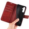 For Samsung Galaxy A34 5G Folio Flip Phone Case Calf Texture Stand Wallet Cover