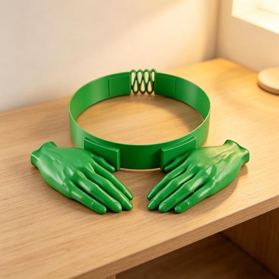 Sun Hat Ultra-Lightweight Adjustable Fit Palm Shaped Summer Hat Hands-Free Sun Visor Headband Outdoor Sun Protection