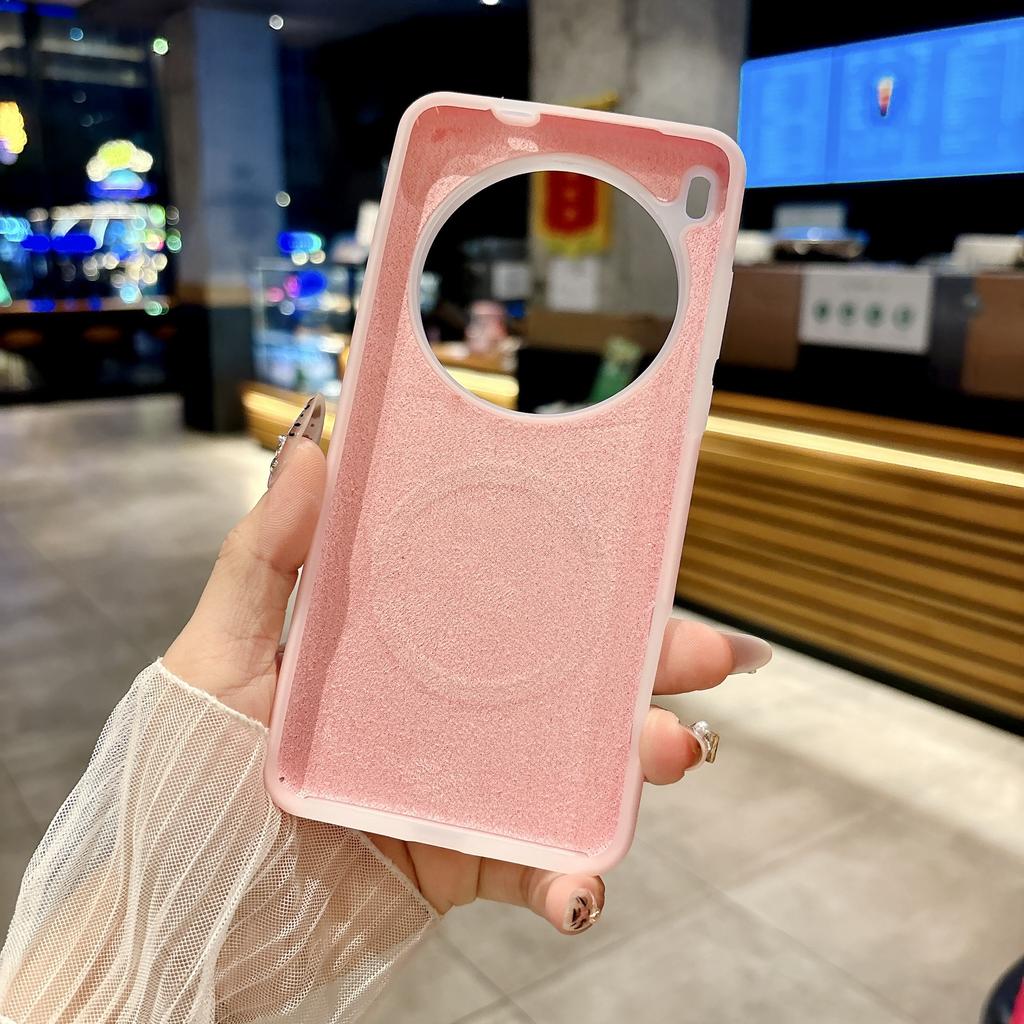 Жидкий силикон Jelly подходит для чехла vivoX300Pro с магнитом, чехол IQOO15 с покрытием под кожу, матовый, противоударный