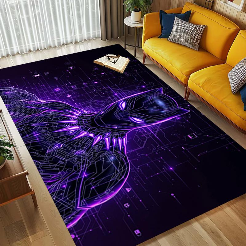 Purple Tech Living Room Nonslip Area Rug Soft Carpet For Bedroom Game Playroom Sofa Office Home Decor Doormat Christmas Gift C9291548