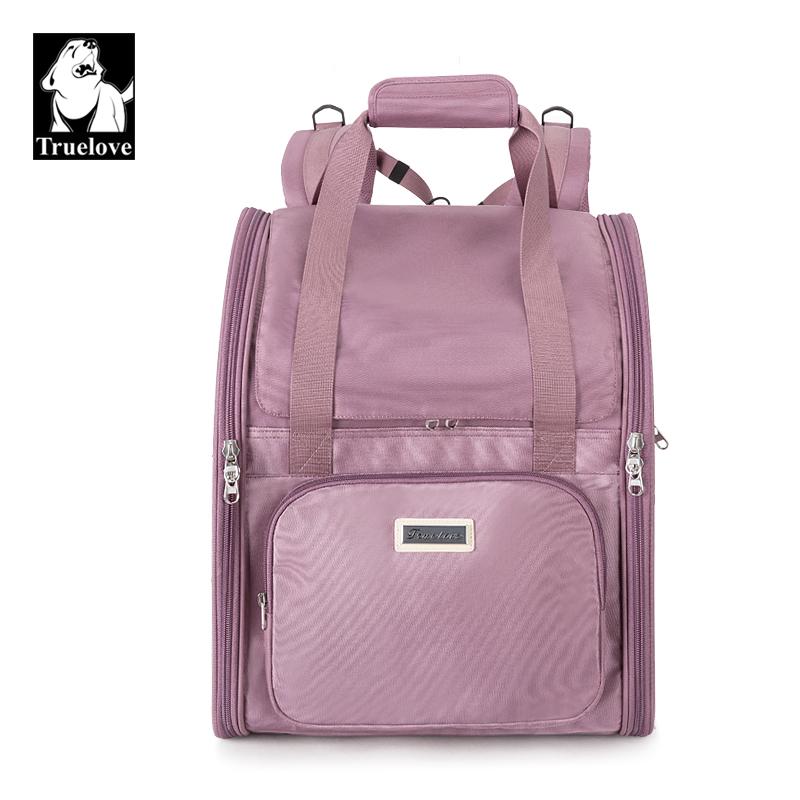 Truelove Pet Multi-Function Backpack Fashion Cat and Dog Travel Luxury Shoulder Portable Foldable Bichon Frise Teddy TLX1971