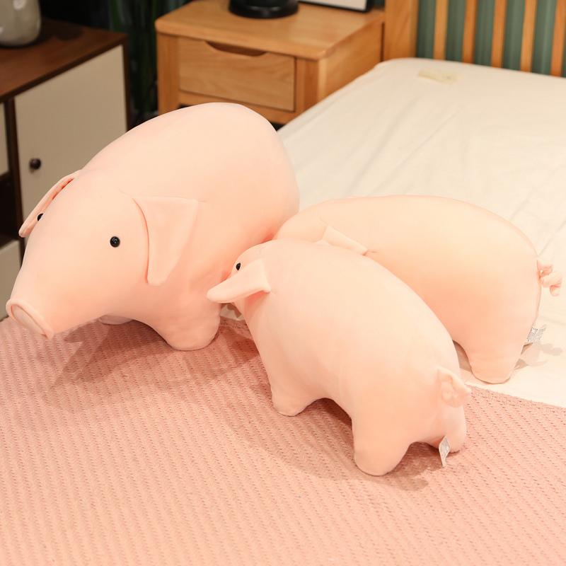 40-80 см мягкая плюшевая кукла-свинка, стоящая плюшевая имитация свиньи, мягкая плюшевая подушка для детей, подарок для малышей