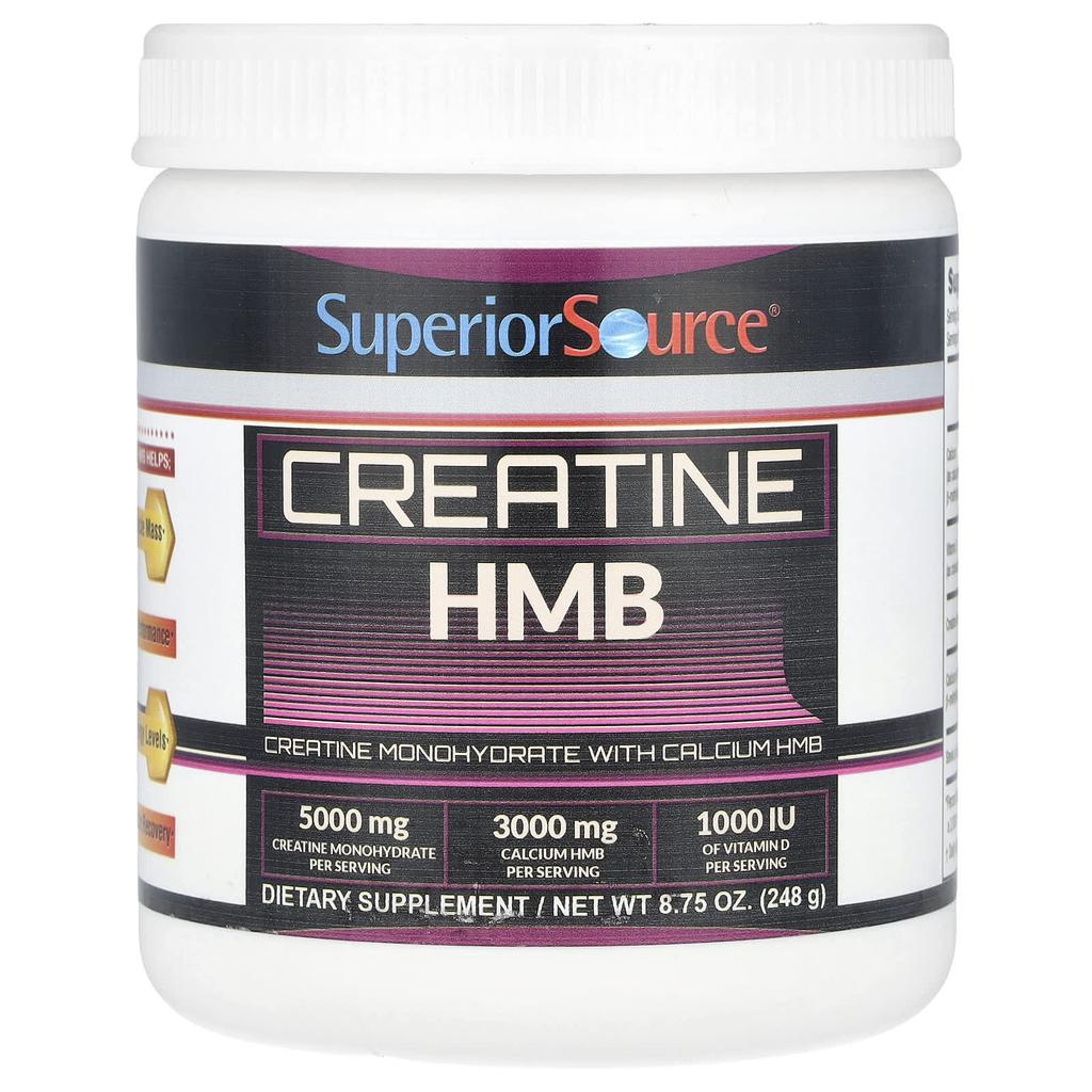 Superior Source Creatine HMB, 8.75 Oz (248 G)