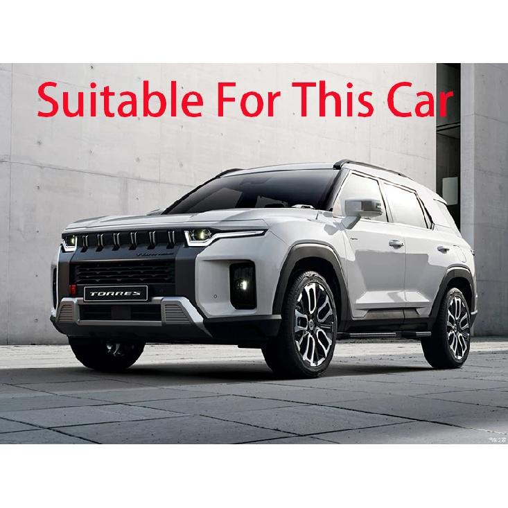 Для SsangYong Торрес (Дж100) Акцентная накладка на переднюю решетку в стиле карбона, нижняя сетчатая отделка, молдинг, декоративная рамка