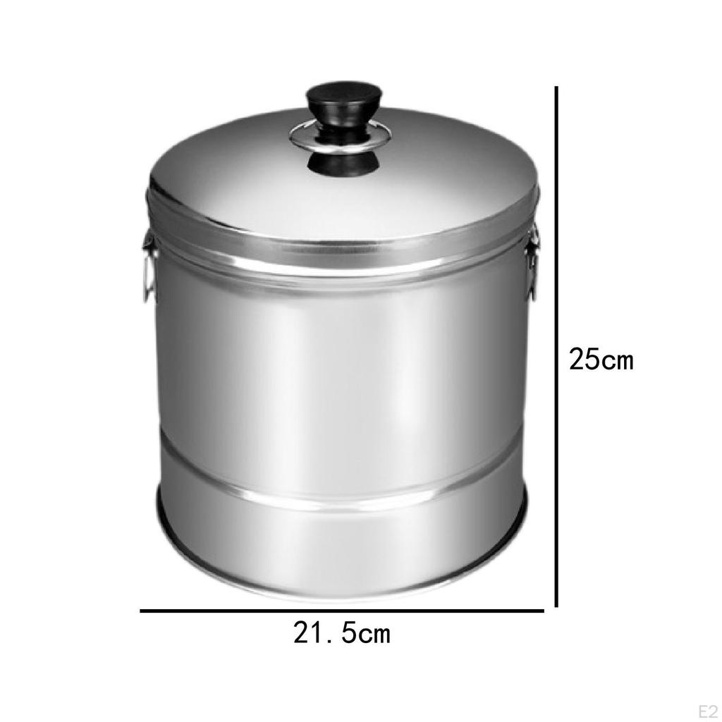 Рисоварка из нержавеющей стали, ведро для суши с клецками и вставкой для слива, кастрюля для пароварки для еды
