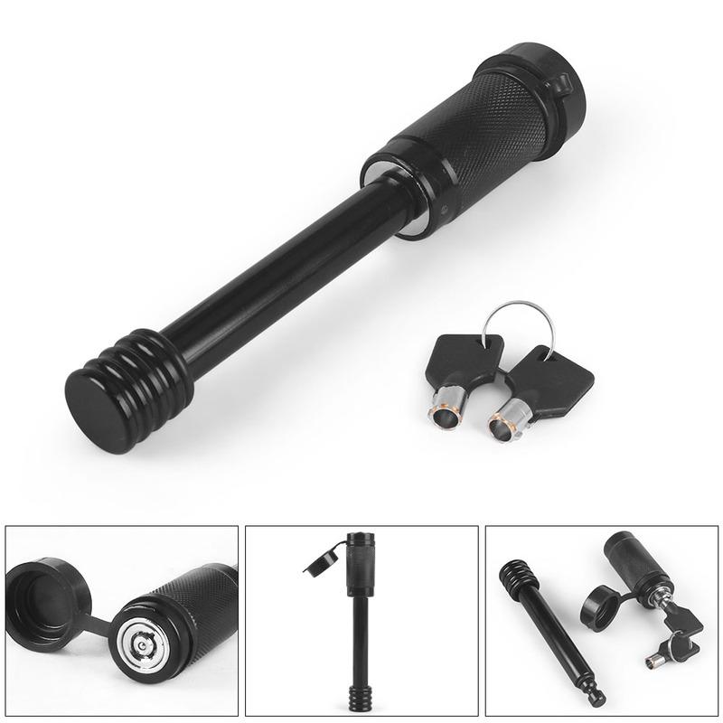 Trailer Hitch Lock 5/8 Inch Carbon Steel Towing Hitch Receiver Lock Anti-Theft Waterproof Hitch Receiver Pin Lock for Truck Car