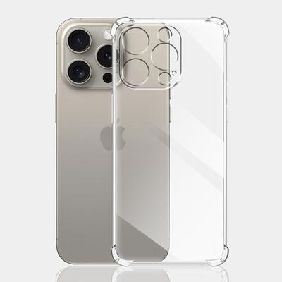 Ударопрочный прозрачный чехол для iPhone 16 15 14 Pro Max прозрачный чехол для iPhone 16 Plus /14 15 Plus мягкая силиконовая задняя крышка Funda