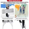 Scaffold Ladder Portable Steel Scaffolding Workbench Height Adjustable Anti-Slip Step Ladder Multi-functional Drywall Painting