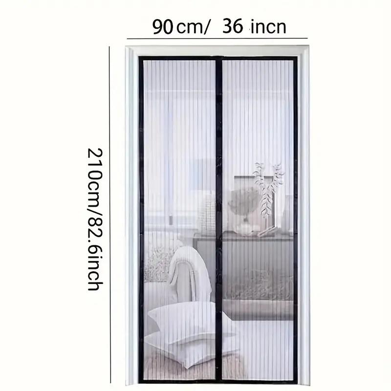 Self-closing Magnetic Insect Screen, Invisible Door Screen, Insect Screening Curtain, Magic Screen, Home Decoration