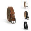 Minimalist Ladies Leather Waist Belt With Alloy Pin Buckle For Office And Daily Use