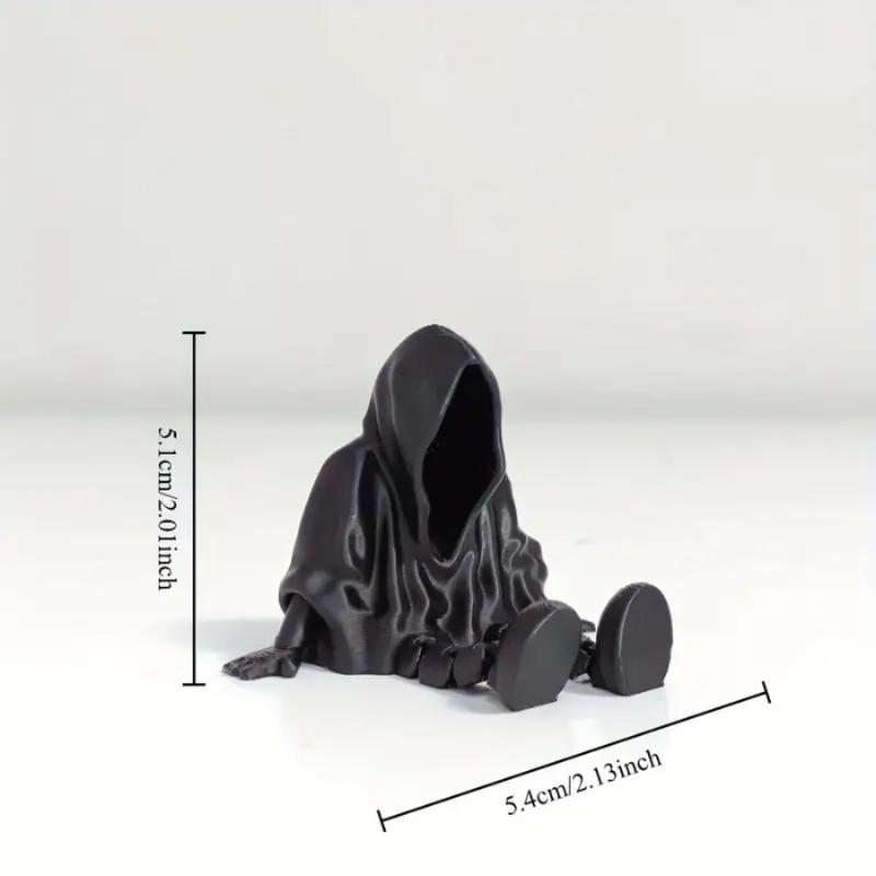 Статуэтка Призрака Орнамент Безликий Призрак 3D-печать Готическая Статуя Смерти Украшение для Дома