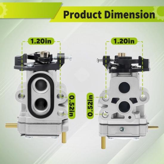 Карбюратор для культиватора Ryobi RY60520 Двигатель 25 куб. см Модель № 308708001