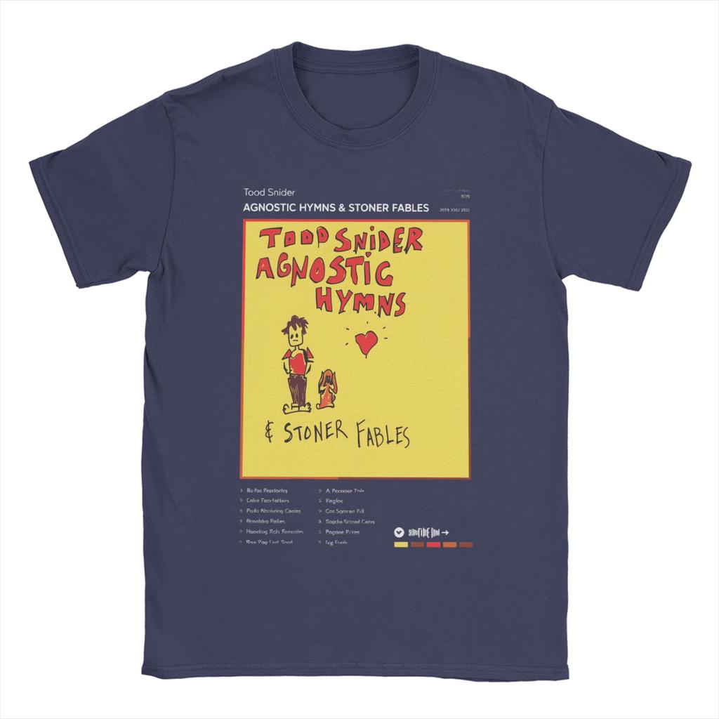 Todd Snider Men T Shirts Humorous Tees Short Sleeve Round Neck T-Shirts 100% Cotton Printed Tops