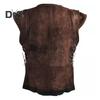 Punk Vikings Medieval Vest Men Cosplay Archer Costume Adult Chest Armor Larp Outfit Jerkin Coat Halloween Men Hunting Vest Pirate Waistcoat Men