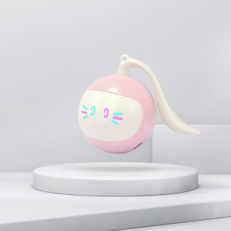 Pet Little Magic Ball Cat Toy Электрический Кот Забавный Мяч Интеллектуальный Автоматический Катящийся Мяч Забавная Игрушка Для Кошек Мяч