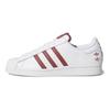 adidas Кроссовки унисекс Superstar White Quiet Crimson Cloud-White с золотой фольгой GY0976