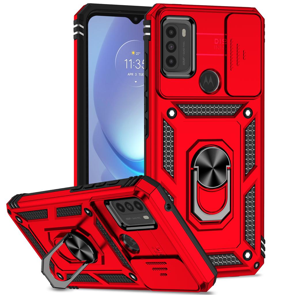 Для Motorola Moto G50 4G чехол Slide Lens Armor противоударный чехол для Moto G50 MotoG50 G 50 магнитный автомобильный держатель-кольцо подставка чехол