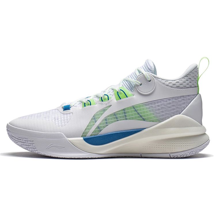 Баскетбольные кроссовки Li Ning Sonic 10 Team мужские кроссовки белые зеленые ABPS015-1