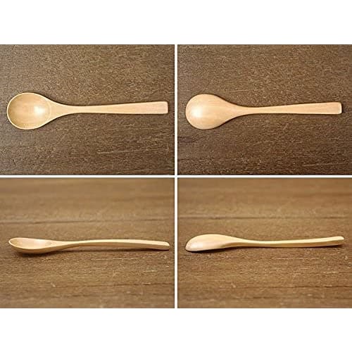 Tableware East (Outlet Included) Comfortable Wooden Spoons, Set of 10, Chawanmushi Spoons