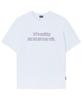 QUTON Anything Purple Oversized Heavy Short Sleeve T-Shirt_White