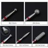 1/5Pcs Red Diamond Nail Drill Bit Milling Cutter for Manicure Electric Rotary Burr Cuticle Tools Accessories