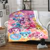 Magic Sweety Flannel Blanket Soft Warm All-Season Throw, Design for Camping, Car Travel, Hiking Sofa, Bed, Office Perfect Gift for Parties