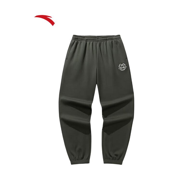 Anta Мужские флисовые спортивные штаны