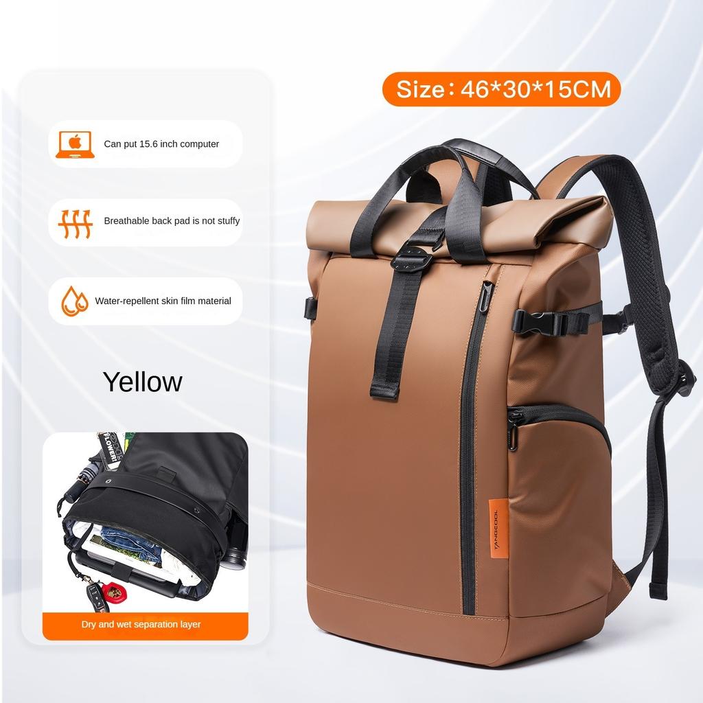 Мужская модная компьютерная сумка высокого класса, школьная сумка, водонепроницаемый мужской рюкзак из ткани Оксфорд большой емкости